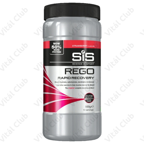 SIS Rego Rapid Recovery, Regeneráló italpor, 500g. (10 adag) eper íz