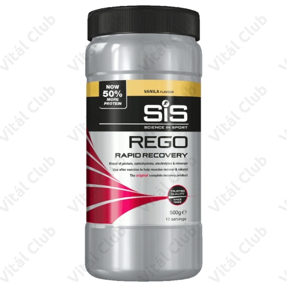 SIS Rego Rapid Recovery, Regeneráló italpor, 500g. (10 adag) vanília íz