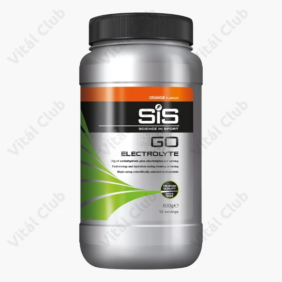 SIS GO elektrolit italpor, GO Electrolyte, 500g. (12 adag)  narancs íz