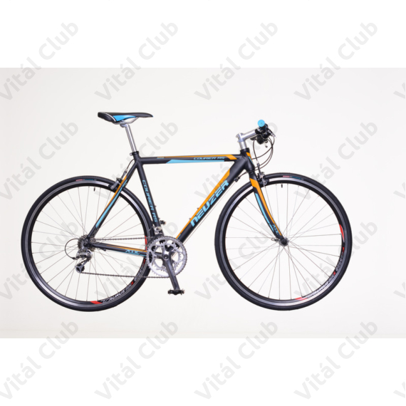 Neuzer Courier RS fitness kerékpár 18 fokozatú Shimano 105 váltórendszer, fekete/cián/narancs 58cm
