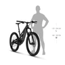 Kép 2/3 - Kellys Theos F60 Anthracite 29/27,5" összteleszkópos MTB Ebike 11 fokozatú Deore XT váltó, Shimano 85Nm/820Wh meghajtás, L