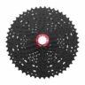 Kép 1/2 - Fogaskoszorú 12-es Sunrace CS-MZ90 WA5 alubakos, fekete/piros, 11-50-es