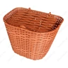 Kép 1/4 - Kosár előre sűrűszövésű műanyag fix barna fedeles