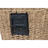 Kép 4/8 - Basil Bremen Rattan Look KF első kosár acél, sűrűszövésű, KlickFix kompatibilis, adapter nélkül