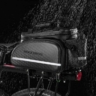 Kép 2/5 - RockBros táska csomagtartóra 3 részes vízálló bővíthető 17-35L kapacitás fekete, esővédővel