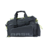 Kép 2/9 - Basil Miles XL Pro táska csomagtartóra 9-36L bővíthető kapacitás, adapter nélkül, fekete/lime