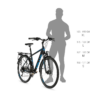Kép 2/3 - Kellys Carson 50 Grey férfi trekking kerékpár 24 fokozatú Shimano Acera váltó, V-fék L/21"