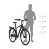 Kép 2/3 - Kellys Carson 10 Black férfi trekking kerékpár 21 fokozatú Shimano TY300 váltó, V-fék, L/21"