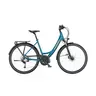 Kép 1/2 - KTM Life Space női trekking kerékpár 27 fokozatú Acera váltó, tárcsafék, monovázas, vital blue 51cm