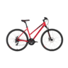 Kép 1/3 - Kellys Clea 70 Red női cross kerékpár 24 fokozatú TX800 váltó, mechanikus tárcsafék,19"
