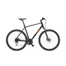 Kép 1/2 - KTM X-Life Track férfi cross kerékpár 24 fokozatú Acera váltó, hidraulikus tárcsafék, fényes fekete-narancs 51cm